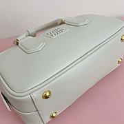 Kitlife Miu Miu Arcadie Leather Bag White 500142 22x10.5x7.5cm - 5
