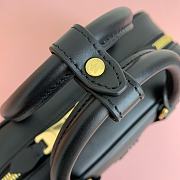 Kitlife Miu Miu Arcadie Leather Bag Black 500142 22x10.5x7.5cm - 4