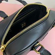 Kitlife Miu Miu Arcadie Leather Bag Black 500142 22x10.5x7.5cm - 2