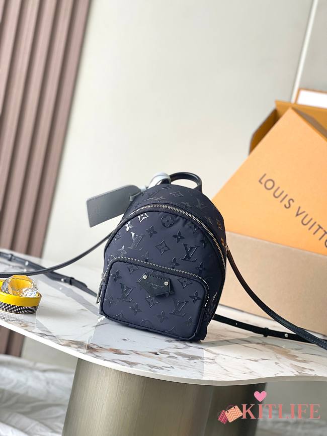 Kitlife Louis Vuitton Palm Spring Mini Backpack Polar Night M11780 17x22x10cm - 1