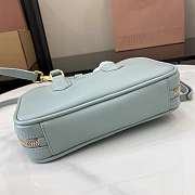 Kitlife Miu Miu Arcadie Leather Bag Light Blue 500142 22x10.5x7.5cm - 5