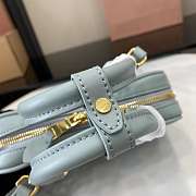 Kitlife Miu Miu Arcadie Leather Bag Light Blue 500142 22x10.5x7.5cm - 4