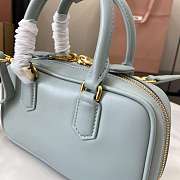 Kitlife Miu Miu Arcadie Leather Bag Light Blue 500142 22x10.5x7.5cm - 3