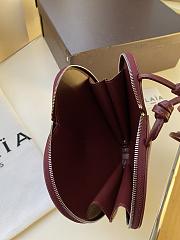 Kitlife Alaia Coeur Love Bag in Burgundy 21x17x5cm - 5