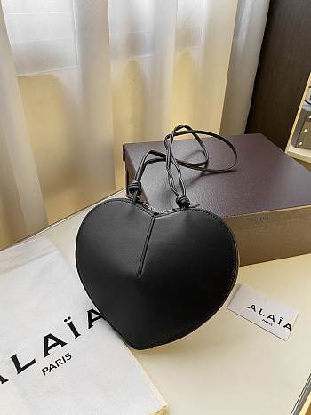 Kitlife Alaia Coeur Love Bag in Black 21x17x5cm