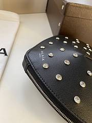 Kitlife Alaia Coeur Crystal-embellished Love Bag in Black 21x17x5cm  - 3
