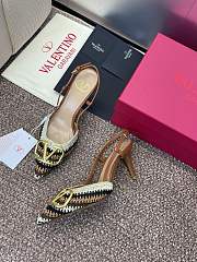 Kitlife Valentino Garavani Vlogo Signature Slingback Pump With Crochet Embroidery 80mm - 6