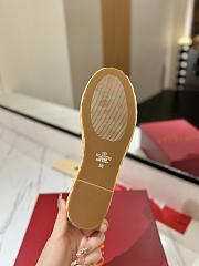 Kitlife Valentino Garavani Vlogo Black Leather Espadrille Slides - 5