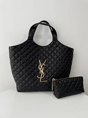 Kitlife Saint Laurent Icare Maxi Shopping Black Bag 698651 58x47x8cm - 1