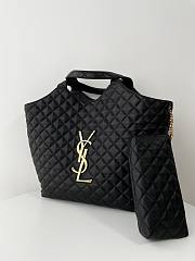 Kitlife Saint Laurent Icare Maxi Shopping Black Bag 698651 58x47x8cm - 4