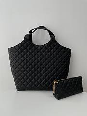Kitlife Saint Laurent Icare Maxi Shopping Black Bag 698651 58x47x8cm - 2