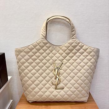 Kitlife Saint Laurent Icare Maxi Shopping Beige Bag 698651 58x47x8cm
