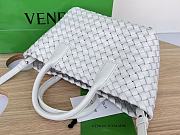 Kitlife Bottega Veneta Mini Cabat White Bag 709464 20x15x12 cm - 3