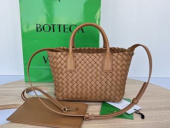 Kitlife Bottega Veneta Mini Cabat Brown Bag 709464 20x15x12 cm