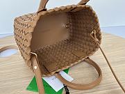 Kitlife Bottega Veneta Mini Cabat Brown Bag 709464 20x15x12 cm - 4