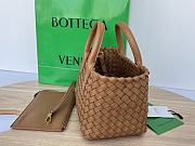 Kitlife Bottega Veneta Mini Cabat Brown Bag 709464 20x15x12 cm - 3