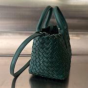 Kitlife Bottega Veneta Mini Cabat Green Bag 709464 20x15x12 cm - 4