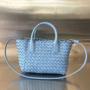 Kitlife Bottega Veneta Mini Cabat Blue Bag 709464 20x15x12 cm - 1