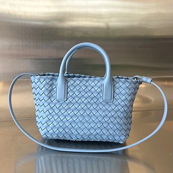 Kitlife Bottega Veneta Mini Cabat Blue Bag 709464 20x15x12 cm
