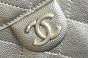 Kitlife Chanel 25C Drawstring Bucket Hobo Bag Light Gold Grained Leather 30×26×14cm - 4