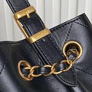 Kitlife Chanel Shopping Bag Black Shiny Lambskin & Gold-Tone Metal 36x24x12cm - 2