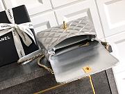 Kitlife Chanel 25A Coco Bag Gold Diamond Hollow Handle Bag Silver 19cm - 6