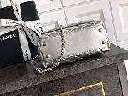 Kitlife Chanel 25A Coco Bag Gold Diamond Hollow Handle Bag Silver 19cm - 4