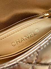 Kitlife Chanel 25A Coco Bag Gold Diamond Hollow Handle Bag Gold 19cm - 2