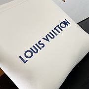 Kitlife Louis Vuitton Dust Tote Bag White M15235 34x34x18cm - 2