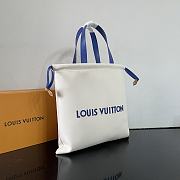Kitlife Louis Vuitton Dust Tote Bag White M15235 34x34x18cm - 4