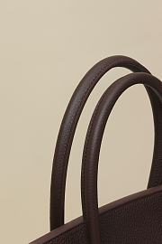 Kitlife Hermes Birkin Togo Leather Bag Dark Brown With Gold Hardware BK300470 30x23x15cm - 5