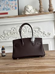 Kitlife Hermes Birkin Shoulder Togo Dark Brown Leather With Gold / Silver Buckle 29cm  - 5