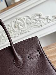 Kitlife Hermes Birkin Shoulder Togo Dark Brown Leather With Gold / Silver Buckle 29cm  - 4