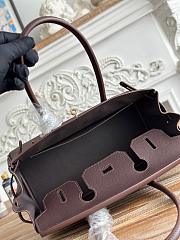 Kitlife Hermes Birkin Shoulder Togo Dark Brown Leather With Gold / Silver Buckle 29cm  - 2