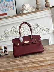 Kitlife Hermes Birkin Shoulder Togo Burgundy Leather With Gold / Silver Buckle 29cm - 1