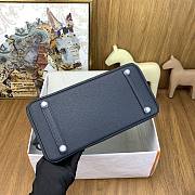 Kitlife Hermes Birkin Shoulder Togo Black Leather With Silver Buckle 29cm - 3