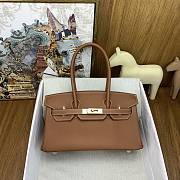 Kitlife Hermes Birkin Shoulder Togo Dark Brown Leather With Gold Buckle 29cm - 1