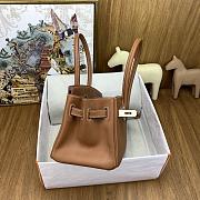 Kitlife Hermes Birkin Shoulder Togo Dark Brown Leather With Gold Buckle 29cm - 6