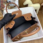 Kitlife Hermes Birkin Shoulder Togo Dark Brown Leather With Gold Buckle 29cm - 3