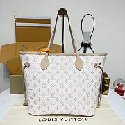 Kitlife Louis Vuitton Neverfull Inside Out MM Bag Dune & Hazelnut M25665 31x28x14cm - 6