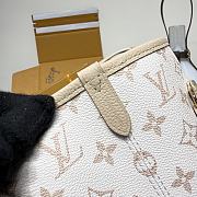 Kitlife Louis Vuitton Neverfull Inside Out MM Bag Dune & Hazelnut M25665 31x28x14cm - 3