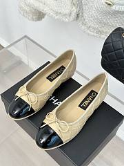 Kitlife Chanel 25P Classic Ballet Shoes Black & Beige - 1