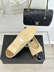 Kitlife Chanel 25P Classic Ballet Shoes Black & Beige - 6