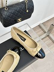 Kitlife Chanel 25P Classic Ballet Shoes Black & Beige - 2