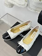 Kitlife Chanel 25P Classic Ballet Shoes Black & White - 4