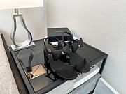 Kitlife Chanel 25P Black Leather Sandals - 6
