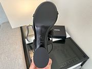 Kitlife Chanel 25P Black Leather Sandals - 5