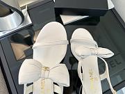 Kitlife Chanel 25P White Leather Sandals - 2