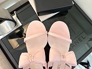 Kitlife Chanel 25P Pink Leather Sandals - 6