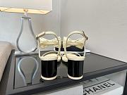 Kitlife Chanel 25P Beige Leather Sandals - 4